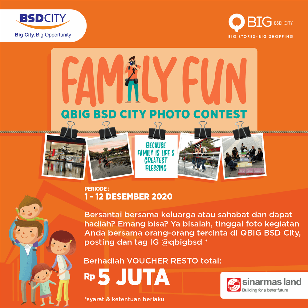 FAMILY FUN QBIG BSD CITY PHOTO CONTEST