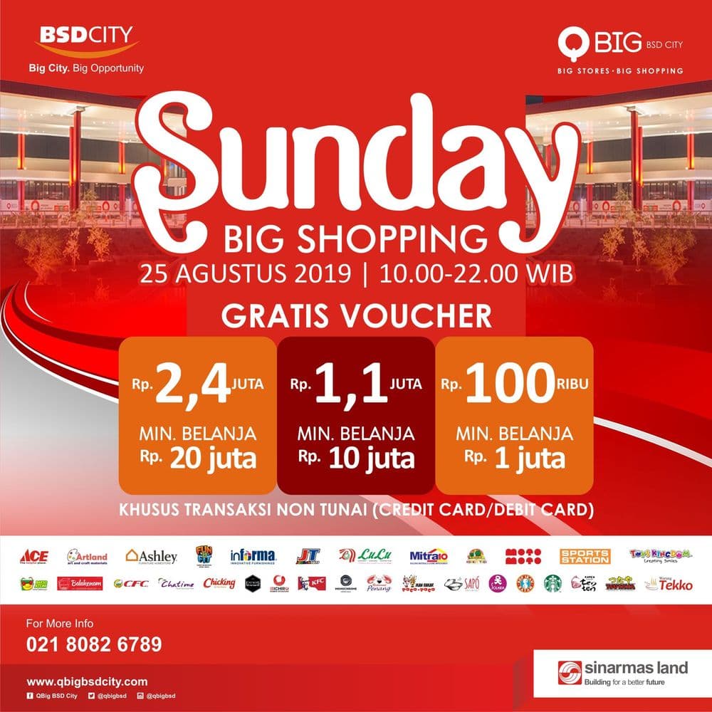 SUNDAY BIG SHOPPING AGUSTUS