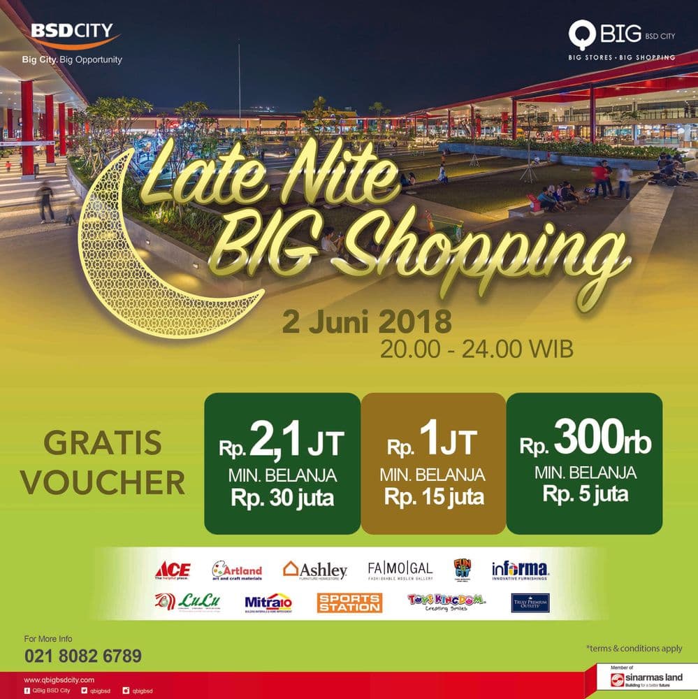 LATE NITE BIG SHOPPING