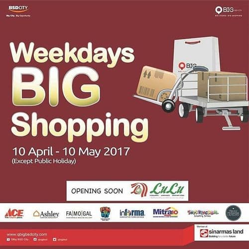 Weekdays BIG SHOPPING