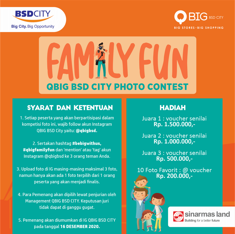 FAMILY FUN QBIG BSD CITY PHOTO CONTEST